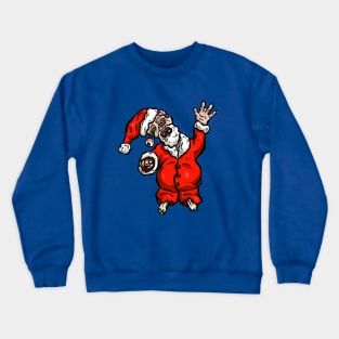 Cartoon Zombie Undead Santa Claus Father Christmas Crewneck Sweatshirt